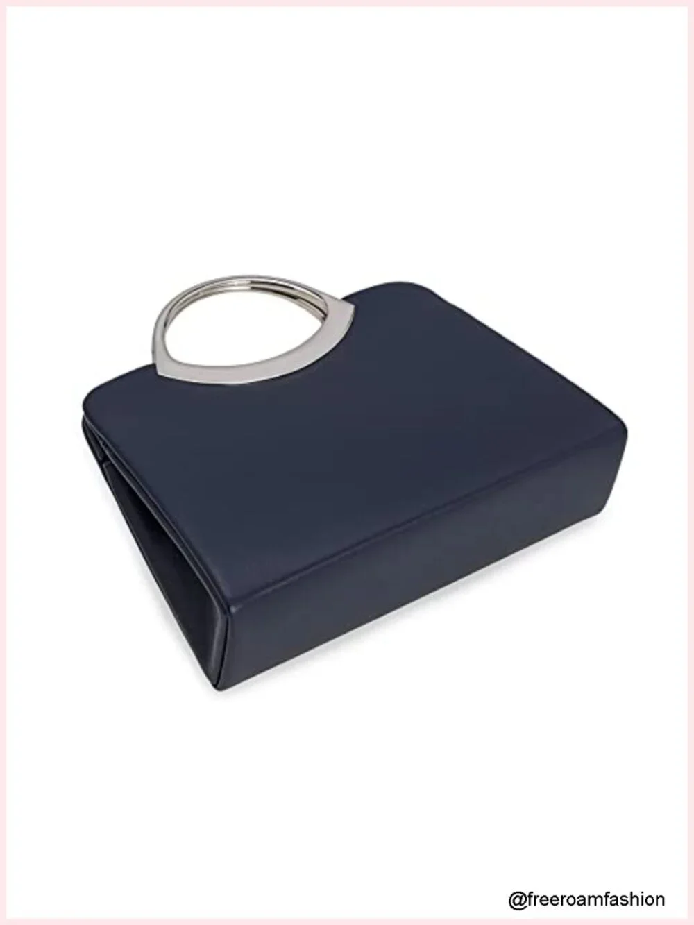 Small PU Leather Evening Clutch with Detachable Chain Strap